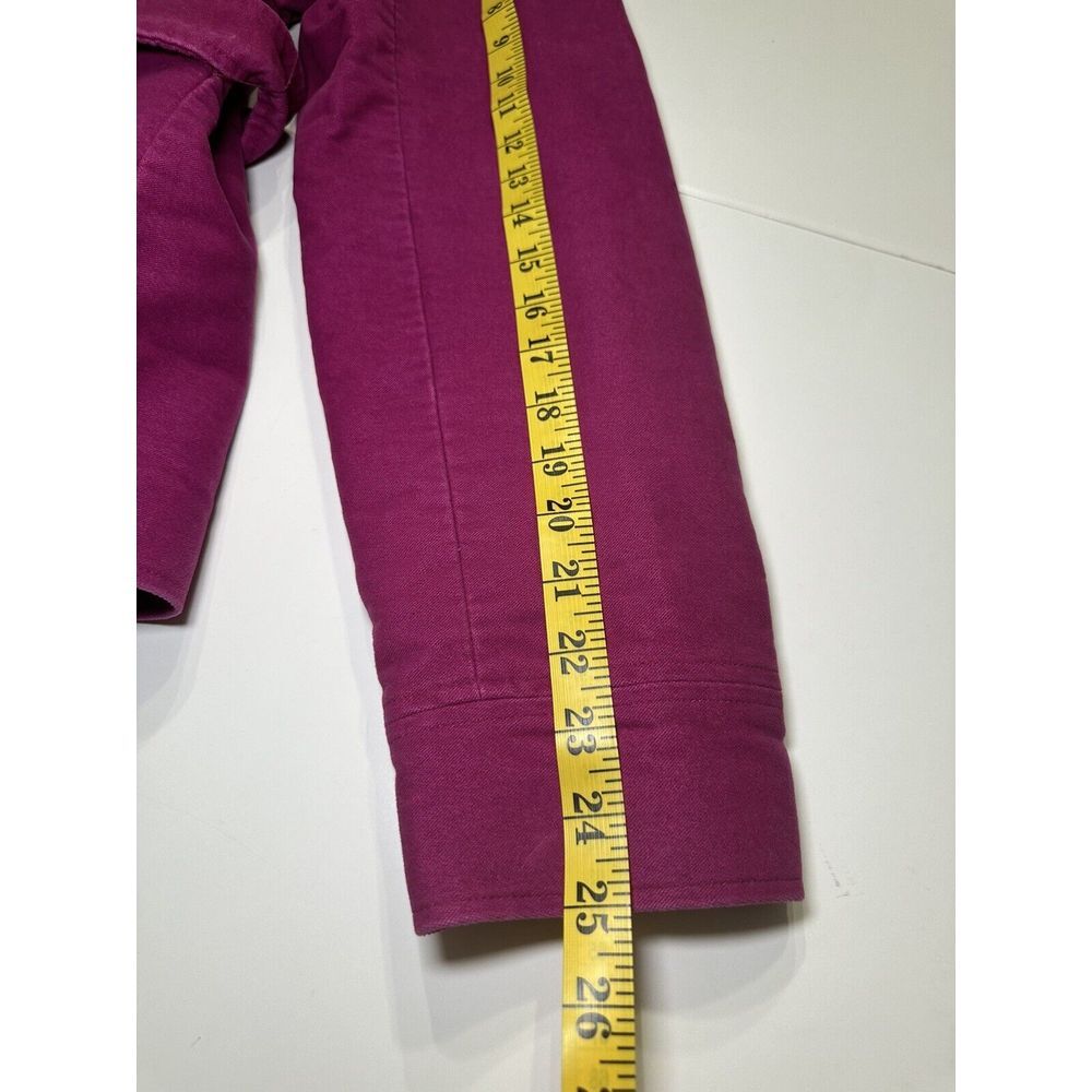 L.L. Bean Women's‎ Size Large Coat Jacket Peacoat Dark Pink - Picture 6 of 10